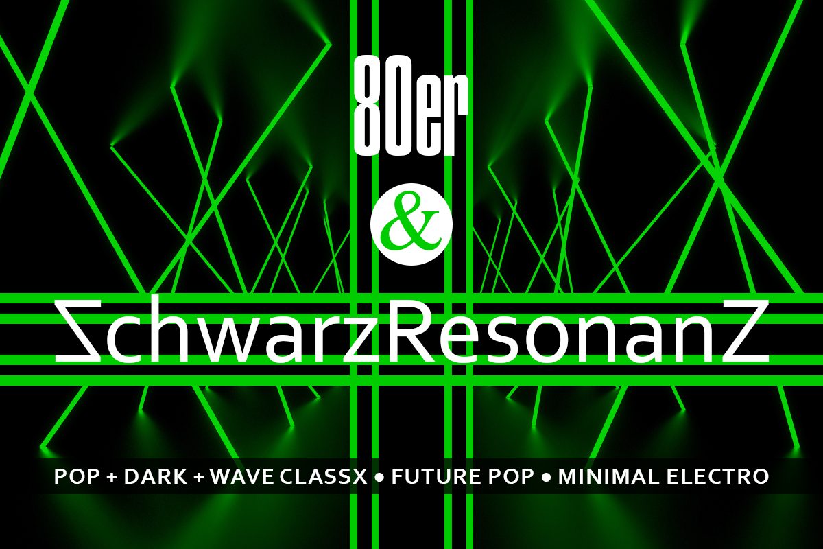 Flyer 80er & Schwarzresonanz